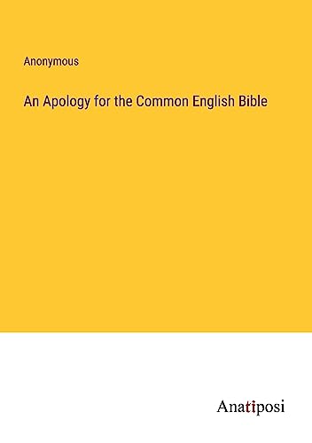 An Apology for the Common English Bible