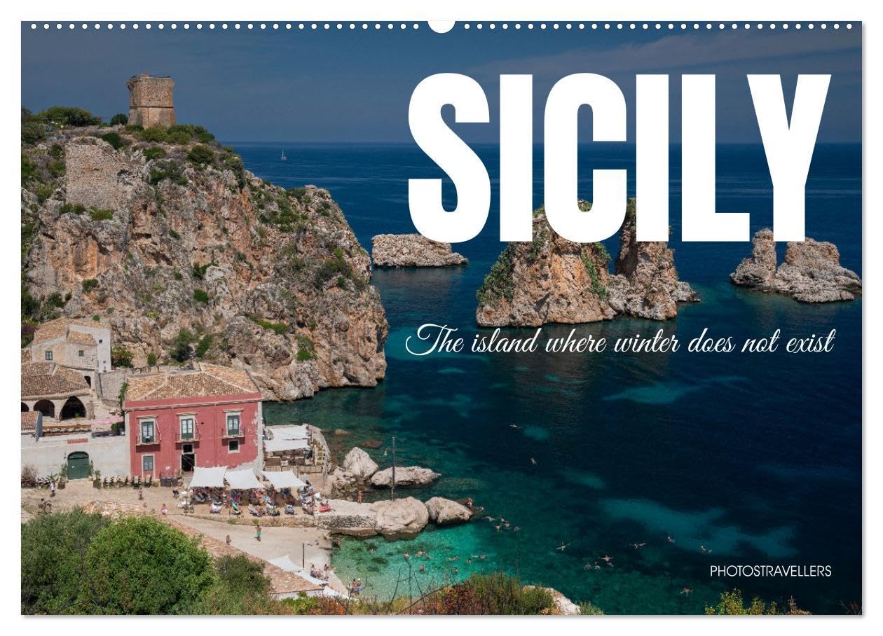 Sicily - The island where winter does not exist (Wall Calendar 2026 DIN A2 landscape), CALVENDO 12 Month Wall Calendar: The sea all year round