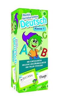 Karteibox Deutsch Klasse 1: mit 400 farbigen Karteikarten und tollen Stickern