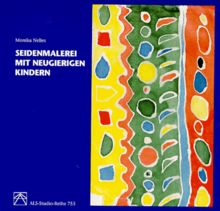 Seidenmalerei mit neugierigen Kindern