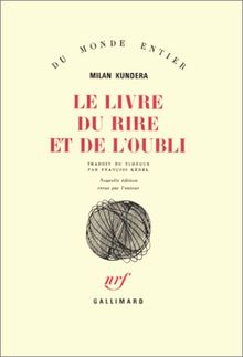 Le livre du rire et de l'oubli