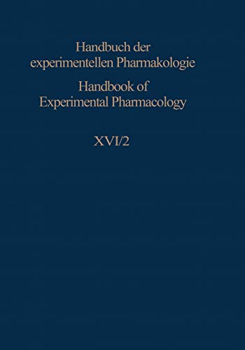 Erzeugung von Krankheitszuständen durch das Experiment, XVI/2: Teil 2 Atemwege (Handbook of Experimental Pharmacology, 16 / 2)