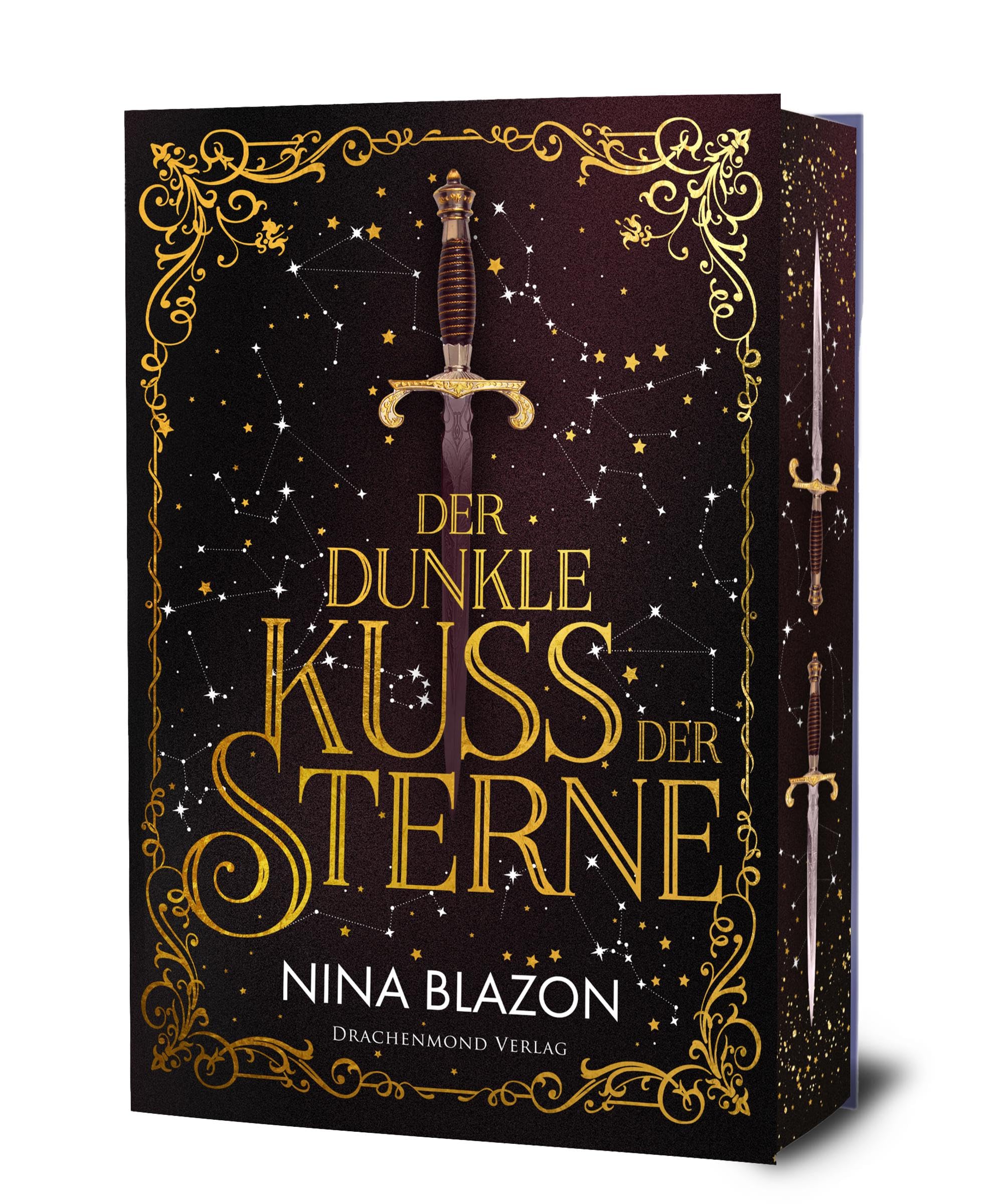 Der dunkle Kuss der Sterne: Romantische Dark Fantasy über eine magische Liebe voller tödlicher Gefahren | Schmuckausgabe mit Farbschnitt-Garantie
