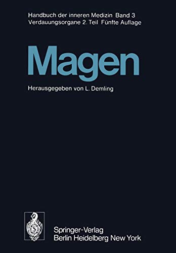 Magen (Handbuch der inneren Medizin, 3 / 2)