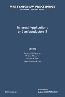 Infrared Applications of Semiconductors Ii: Volume 484 (MRS Proceedings)
