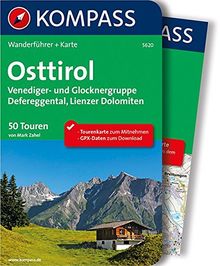 Osttirol: Wanderführer mit Extra-Tourenkarte, 50 Touren, GPX-Daten zum Download (KOMPASS-Wanderführer, Band 5620)