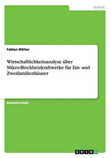 Wirtschaftlichkeitsanalyse über Mikro-Blockheizkraftwerke für Ein- und Zweifamilienhäuser