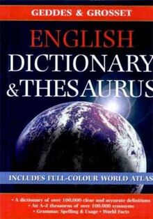 English Dictionary Thesaurus