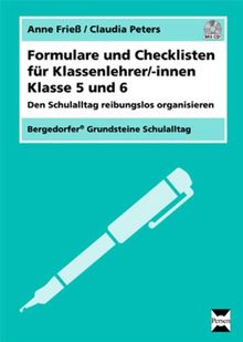 Formulare und Checklisten für Klassenlehrer/-innen Klasse 5 und 6, m. CD-ROM