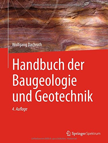 Handbuch der Baugeologie und Geotechnik