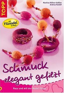 Schmuck elegant gefilzt, m. Filznadel