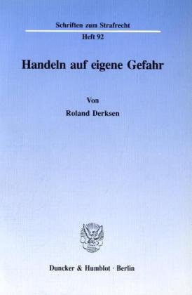 Handeln auf eigene Gefahr.