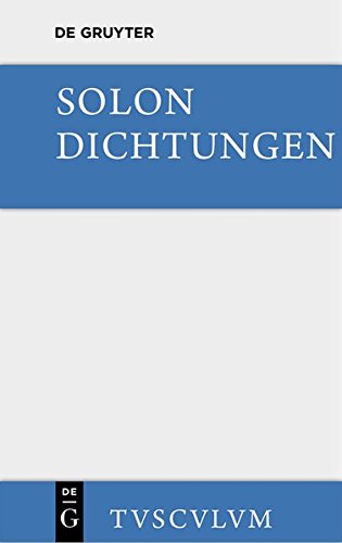 Dichtungen: Sämtliche Fragmente. Griechisch und deutsch (Sammlung Tusculum)