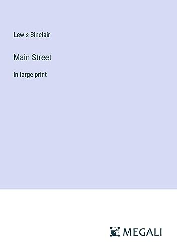 Main Street: in large print