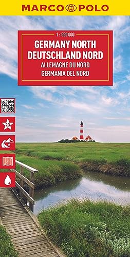 MARCO POLO Reisekarte Deutschland Nord 1550000 Karte (im Sinne von Landkarte)