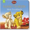 Disney König der Löwen: Mein Puzzlebuch: Mit 4 Puzzles zu je 12 Teilen