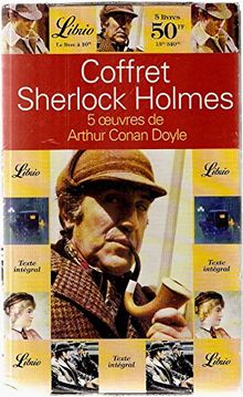 Sherlock Holmes Coffret en 5 volumes : La bande mouchetée ; Le rituel des Musgrave ; La cycliste solitaire ; Une étude enrouge ; Les six Napoléons (Librio Litterat)