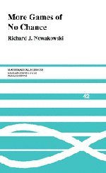 More Games of No Chance (Mathematical Sciences Research Institute Publications, Band 42)