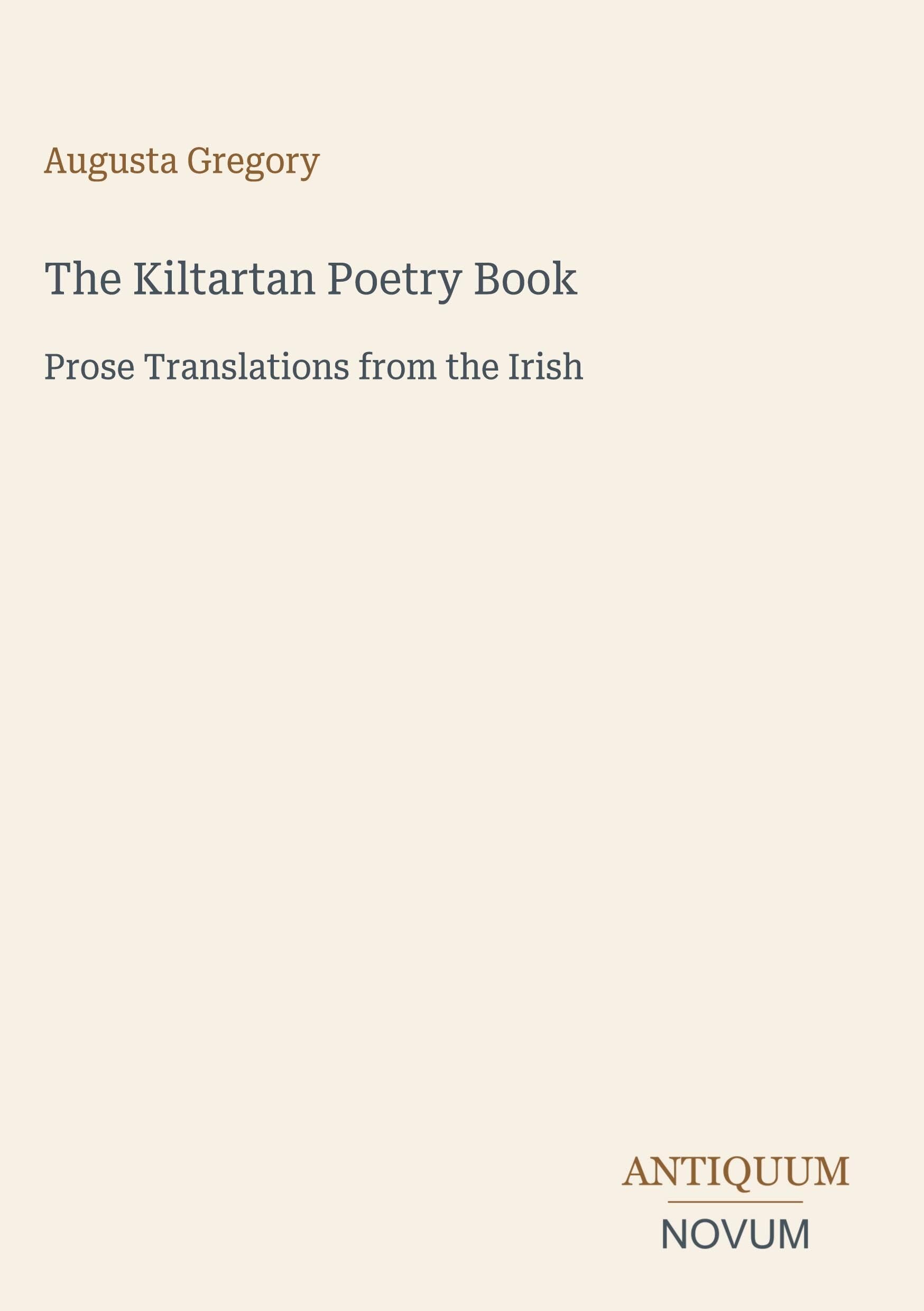 The Kiltartan Poetry Book