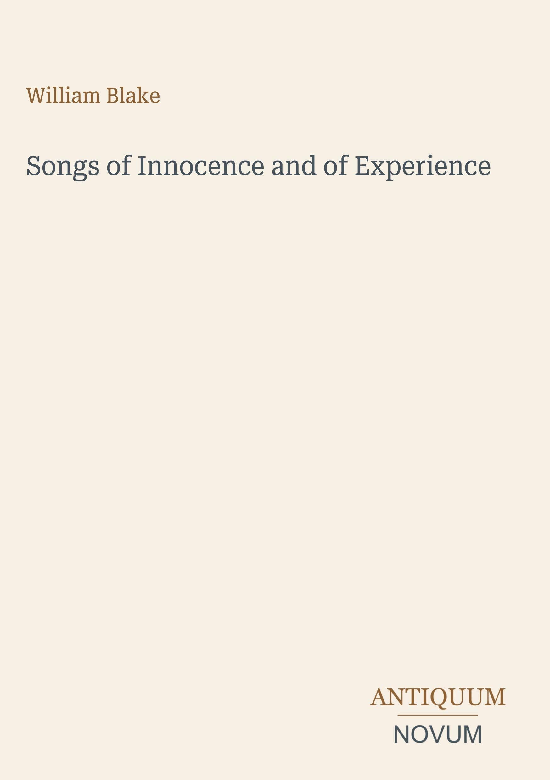 Songs of Innocence and of Experience