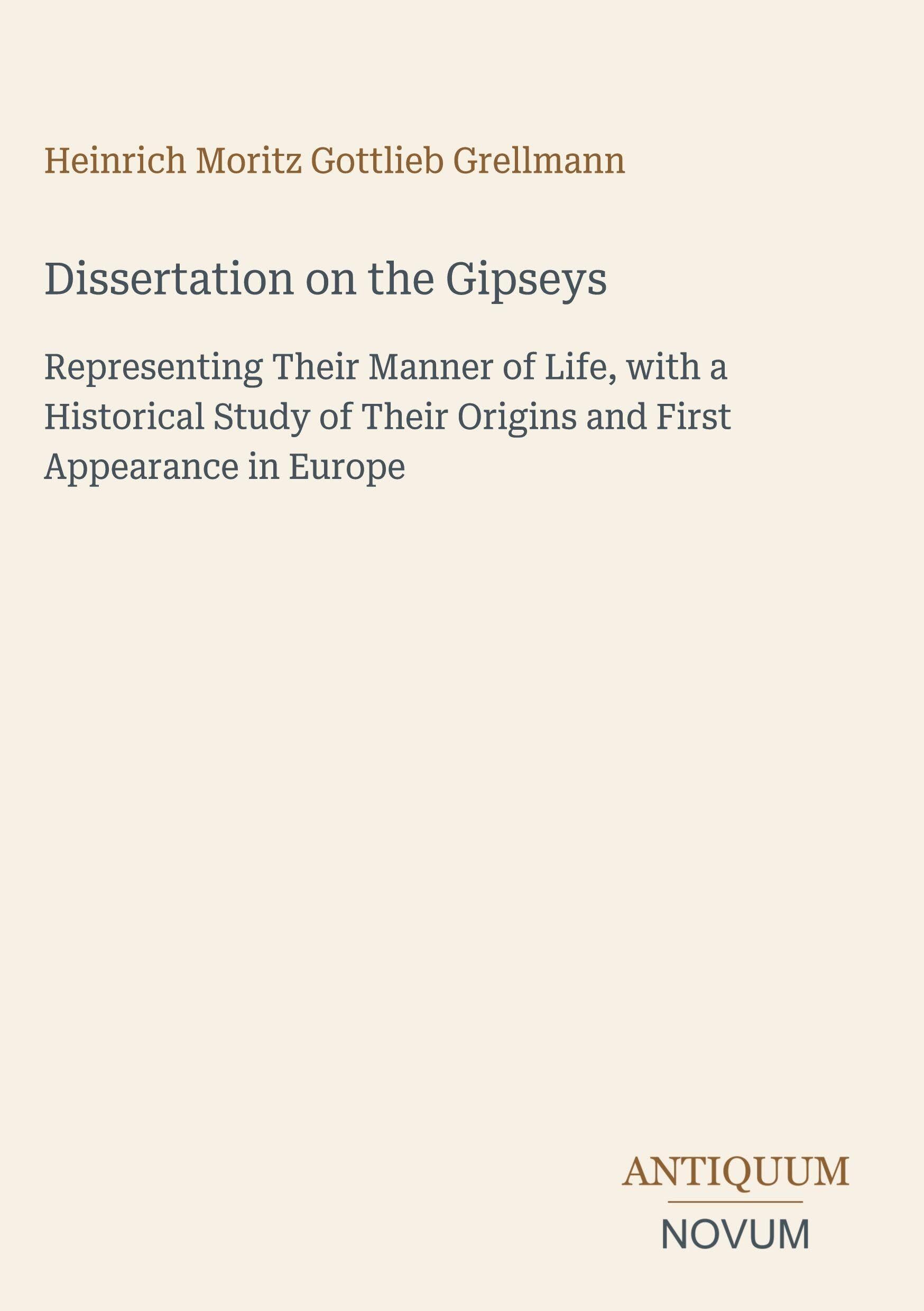 Dissertation on the Gipseys