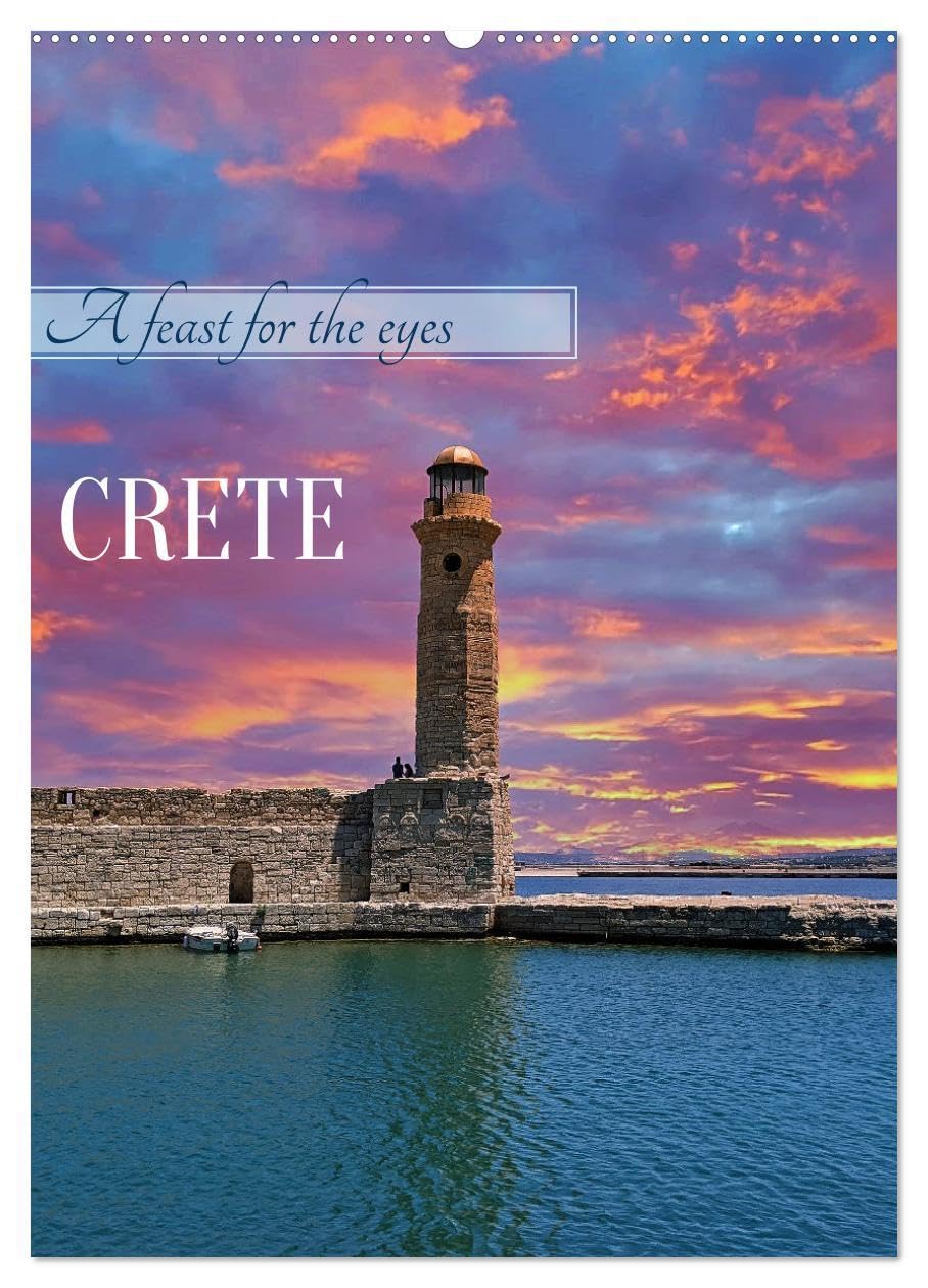 A feast for the eyes - Crete (Wall Calendar 2026 DIN A2 portrait), CALVENDO 12 Month Wall Calendar: Fantastic views of the sea