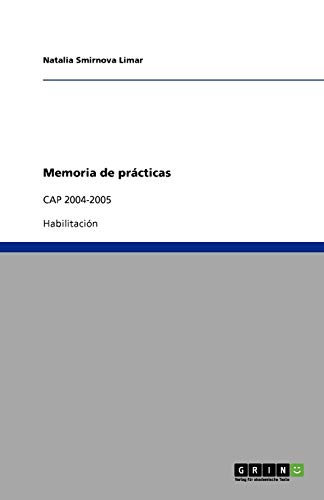 Memoria de prácticas: CAP 2004-2005