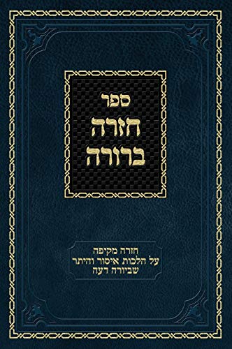 Chazarah Berurah YD Vol. 1: A Comprehensive Review on Hilchos Issur V'heter of Yoreh Deah