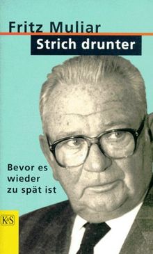Strich drunter. Bevor es wieder zu spät ist