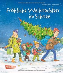 Fröhliche Weihnachten im Schnee