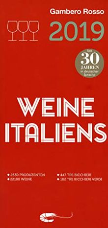 Vini d'Italia del Gambero Rosso 2019. Ediz. tedesca