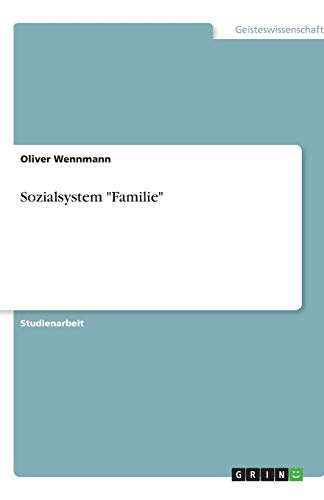 Sozialsystem Familie