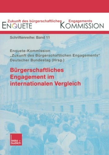 Bürgerschaftliches Engagement im internationalen Vergleich (Zukunft des Bürgerschaftlichen Engagements (Enquete-Kommission))