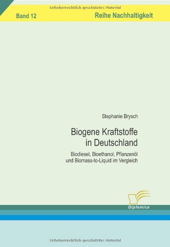 Biogene Kraftstoffe in Deutschland: Biodiesel, Bioethanol, Pflanzenöl und Biomass-to-Liquid im Vergleich