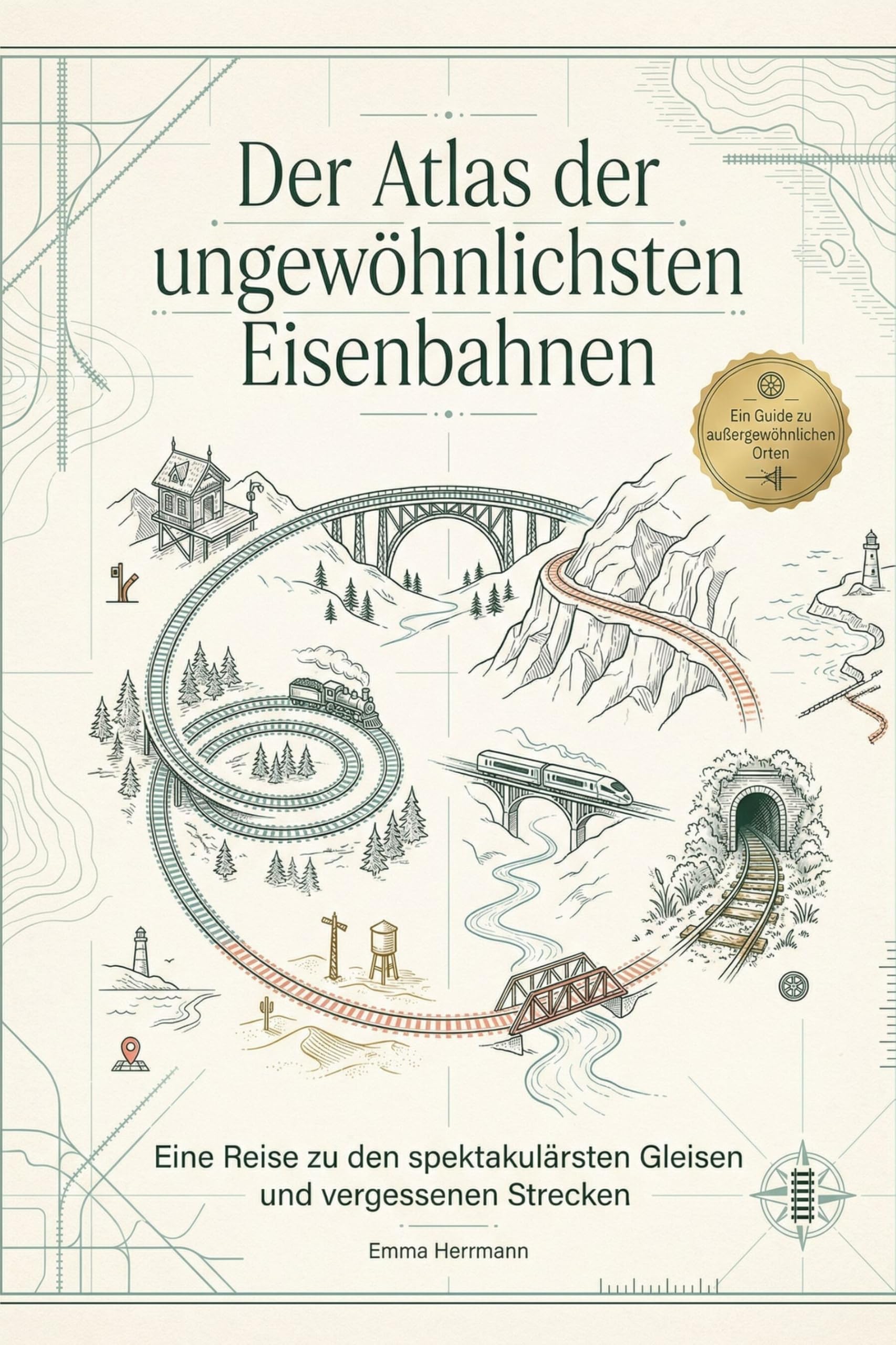 Der Atlas der ungewöhnlichsten Eisenbahnen: Eine Reise zu den spektakulärsten Gleisen und vergessenen Strecken. Das perfekte Geschenk für Zug-Fans und Technik-Begeisterte