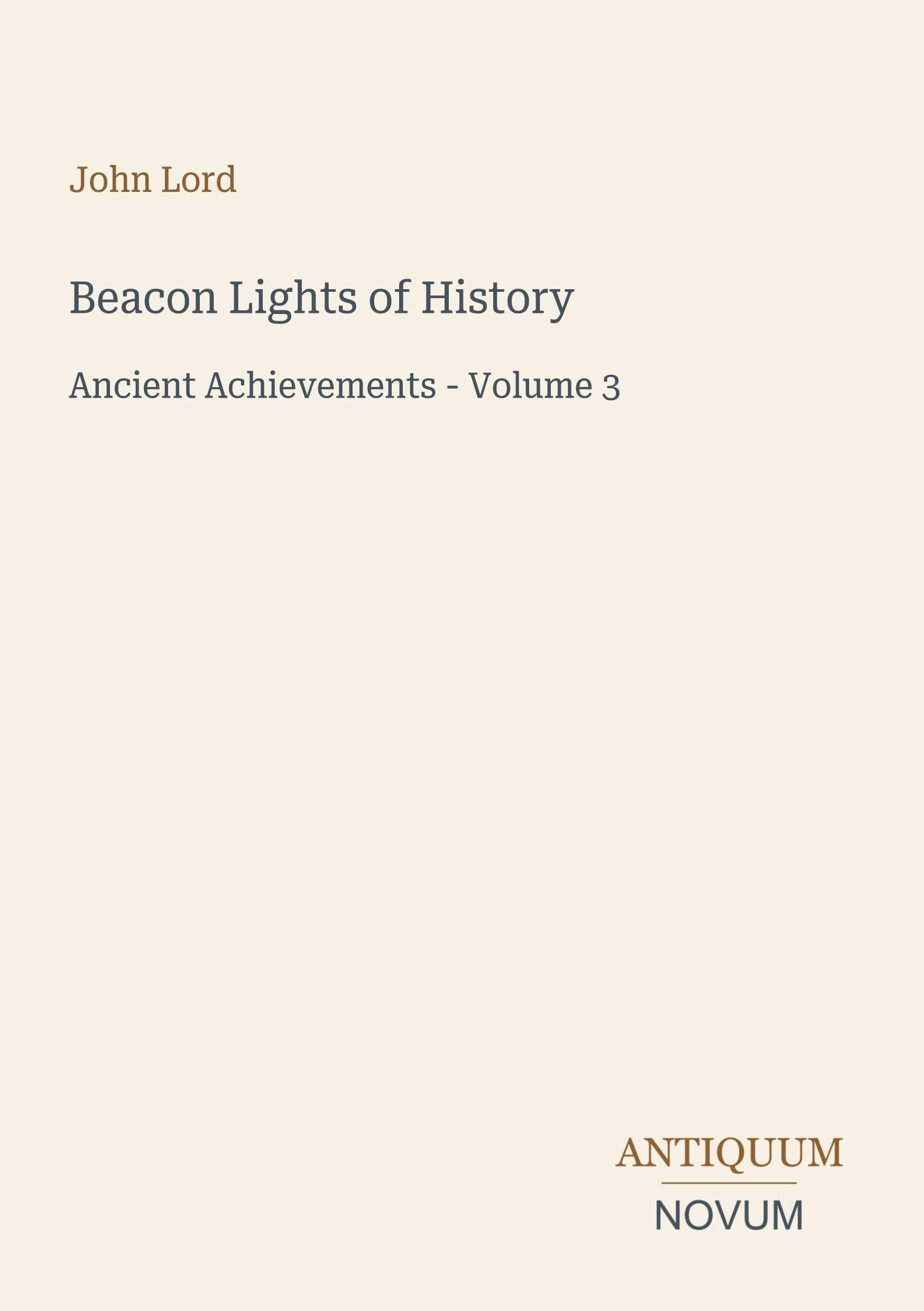 Beacon Lights of History