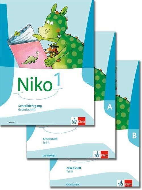 Niko 1. Paket: Arbeitsheft zur Fibel in Grundschrift, Grundschriftlehrgang Klasse 1