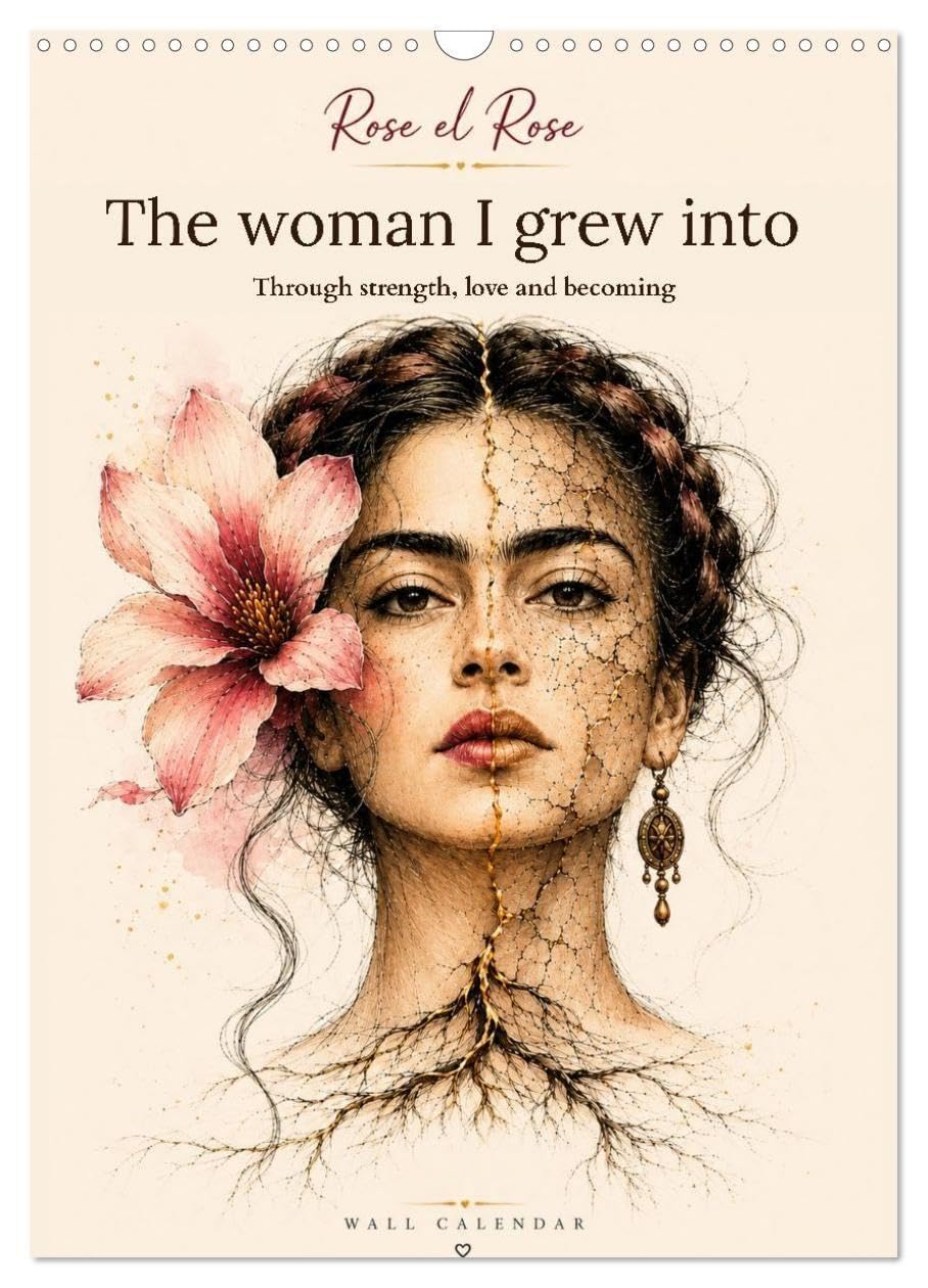 The woman I grew into through strength, love and becoming (Wall Calendar 2027 DIN A3 portrait), CALVENDO 12 Month Wall Calendar
