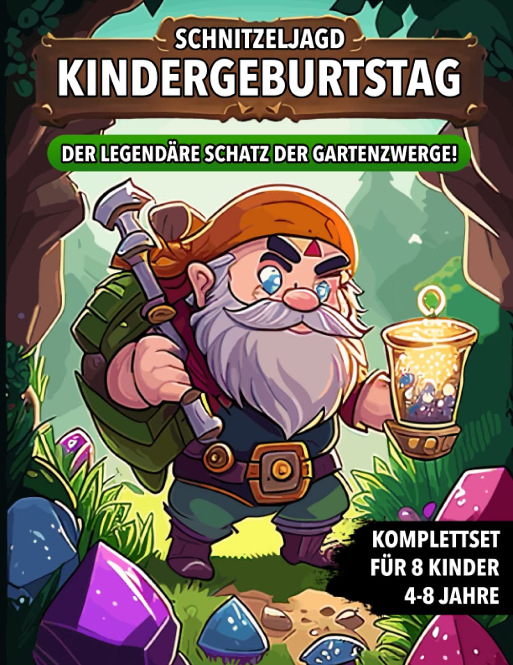 Schnitzeljagd Kindergeburtstag - Der Legendäre Schatz der Gartenzwerge ...
