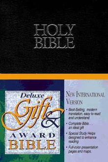 Holy Bible, New International Version: Deluxe Gift & Award Bible/Black