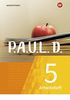 P.A.U.L. D. - Persönliches Arbeits- und Lesebuch Deutsch - Für Gymnasien und Gesamtschulen - Neubearbeitung: Arbeitsheft 5