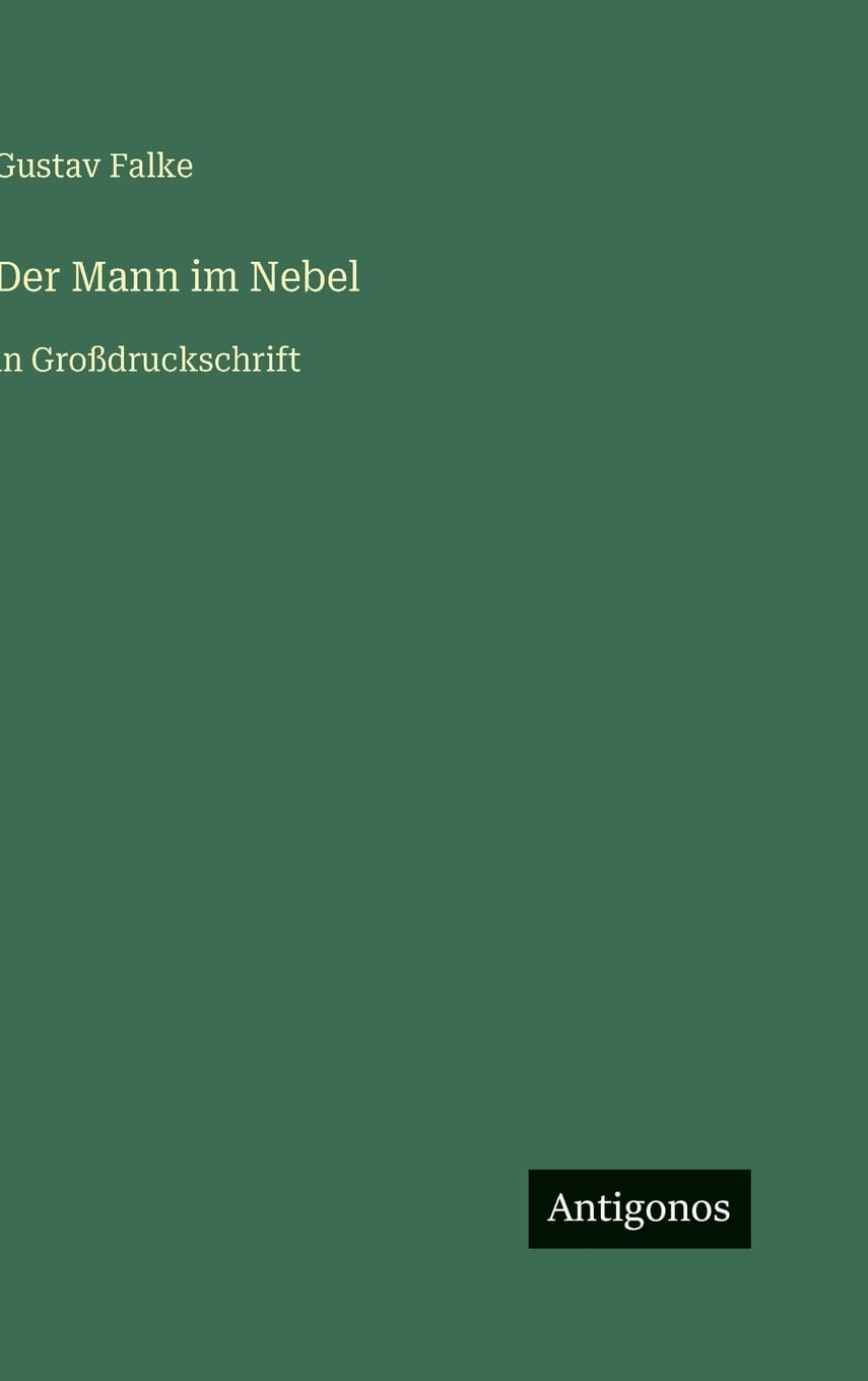 Der Mann im Nebel: in Großdruckschrift
