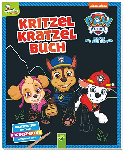 PAW Patrol   PAW Patrol Kritzel-Kratzel-Buch für Kinder ab 5 Jahren - Schwager & Steinlein Verlag Kartoniert (TB)