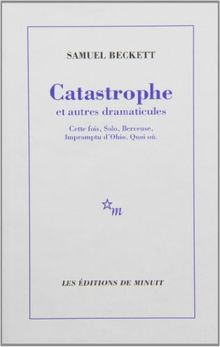 Catastrophe et autres dramaticules