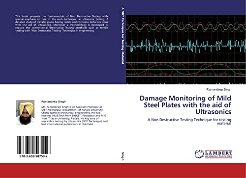 Damage Monitoring of Mild Steel Plates with the aid of Ultrasonics: A Non Destructive Testing Technique for testing material