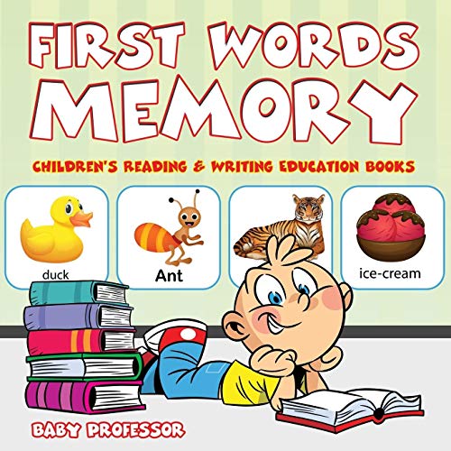 First Words Memory: Children's Reading & Writing Education Books