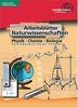 Arbeitsblätter Naturwissenschaften, 1 CD-ROM Physik, Chemie, Biologie. Unterrichtsmaterial interaktiv gestalten. Für Windows 95/98/2000/Me/NT/XP