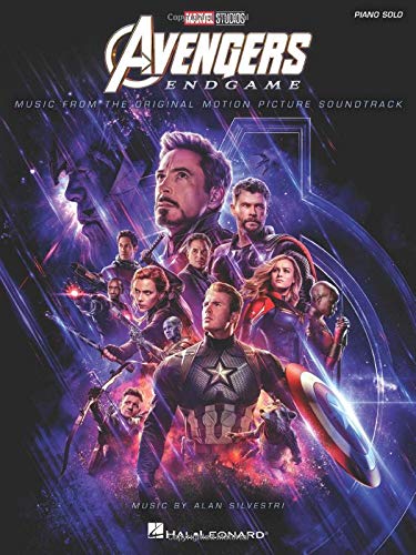 Alan Silvestri: Avengers Endgame Piano Solo Songbook Sheet Music Composer Approved Movie Soundtrack Themes for Piano...
