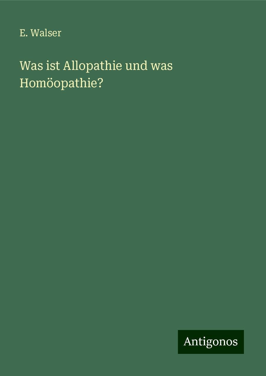 Was ist Allopathie und was Homöopathie?