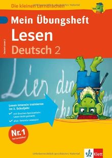 Die kleinen Lerndrachen: Mein Übungsheft. Lesen Deutsch 2. Klasse